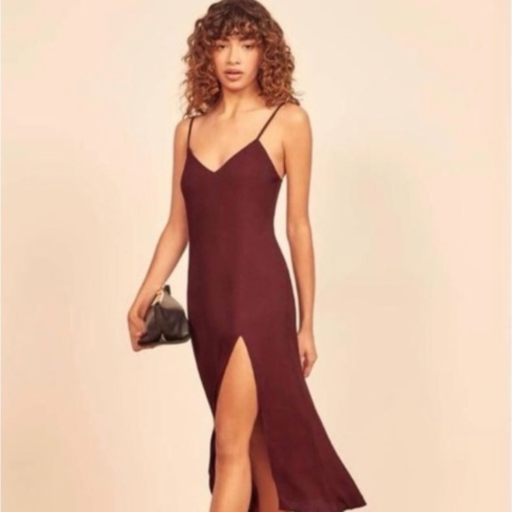 REFORMATION Crimini dress plum size 2